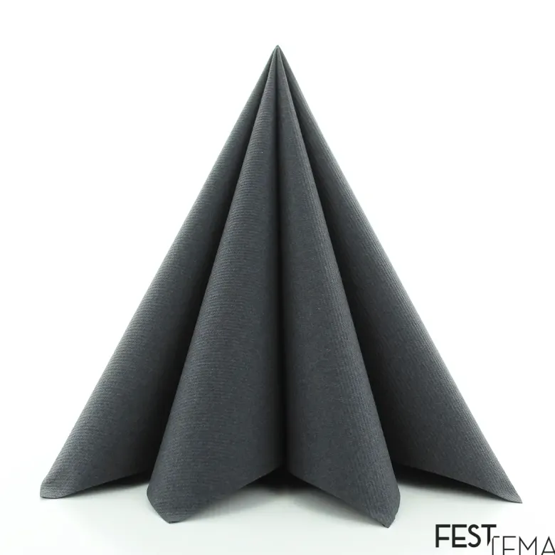 Grey Luxury Servetter "Antracit", 40 x 40 cm, 20 st.