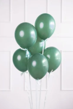 Grønne Balloner "Bottle Green" 30 cm, 50 stk.