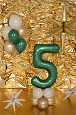 Grøn Tal Ballon 86 cm - 5