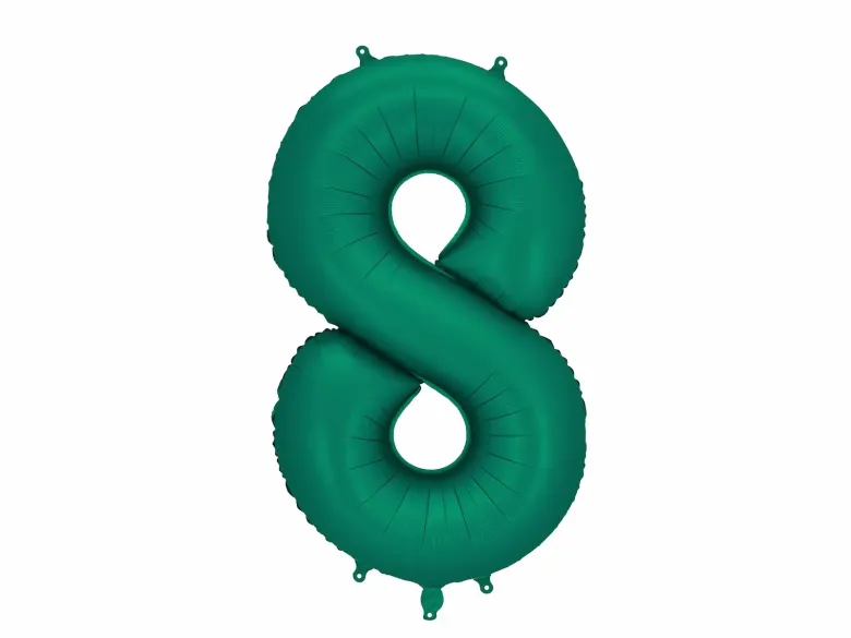 Grøn Tal Ballon 86 cm - 8