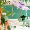 Grøn Triceratops Folieballon til Luft