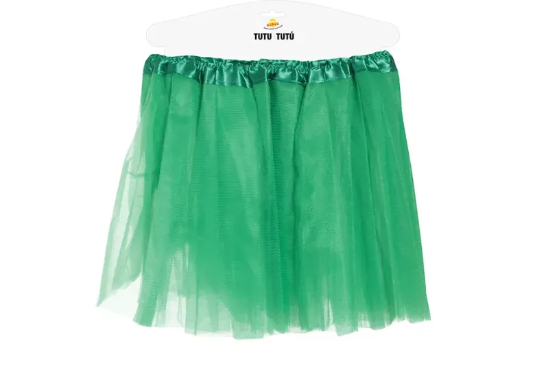 Grønt Tylskørt Til Børn (Tutu) - Kort Model (30cm)