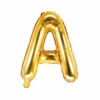 Guld Bogstav Ballon 35 cm - A