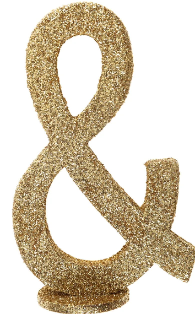 Guld Glitter & Tegn Til Bordet