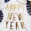 Guld "Happy New Year" Guirlande
