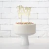 Guld Kage Topper - It's my Party