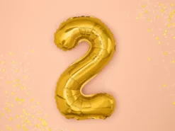 Guld Tal Ballon 35 cm - 2