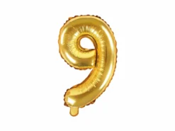 Guld Tal Ballon 35 cm - 9