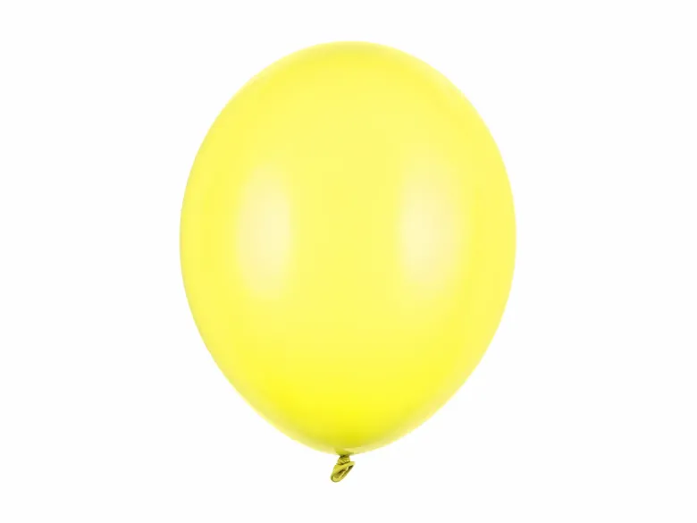 Gule Balloner 30 cm, 10 stk.