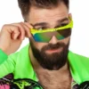 Gul 80'er Brille - Afterski Solbriller