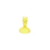 Gul Glas Lysestageholder, 10.5 cm