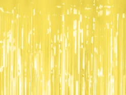 Gult Glimmerforhæng - 100 x 200 cm