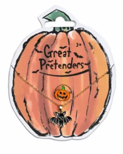 Halloween Halskæde & Ring Smykkesæt, 3+