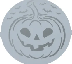 Halloween Kage Stencil - Græskar