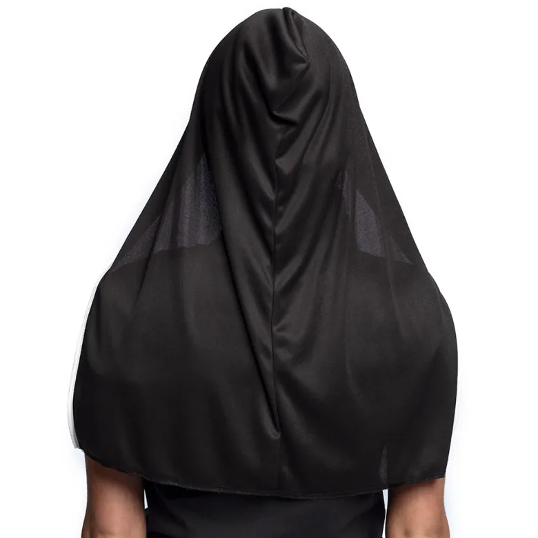 Halloween Maske - Skrigende Nonne
