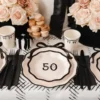 Hello 50 Tallerkner "Milestone", 6 stk.
