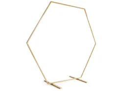 Hexagon Backdrop - Guld Baggrunds Stativ