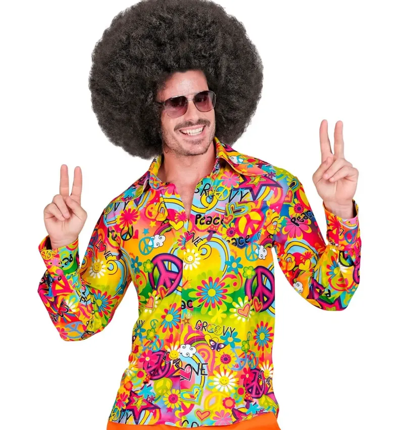 Hippie Skjorte - Peace Out