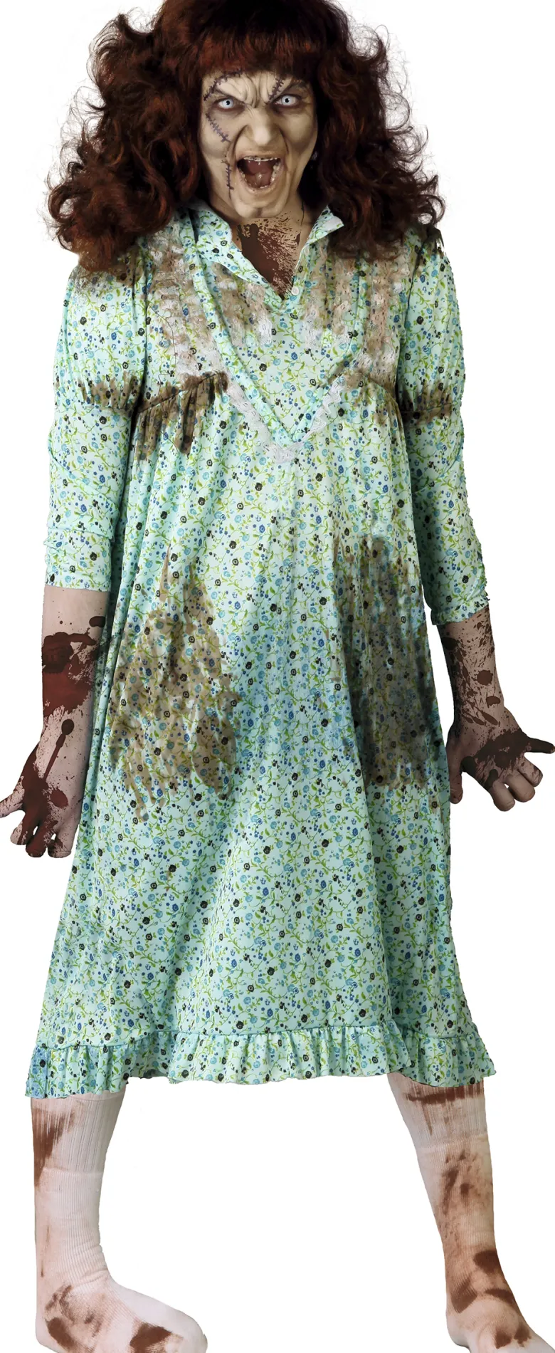 Hjemsøgt Dame Natkjole - Halloween Kostume