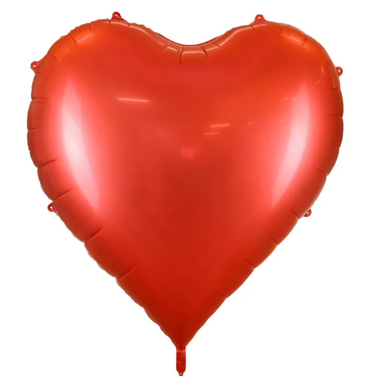 Hjerte Ballon Rød, XXL