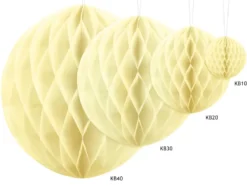 Honeycomb Lysegul "Straw", 20 cm