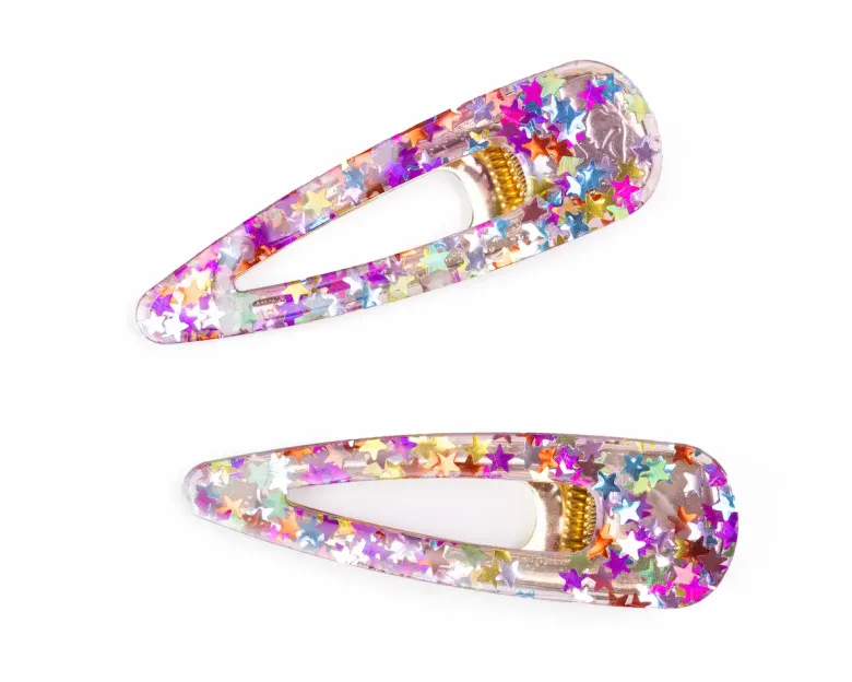 Hårspænder med Glitter