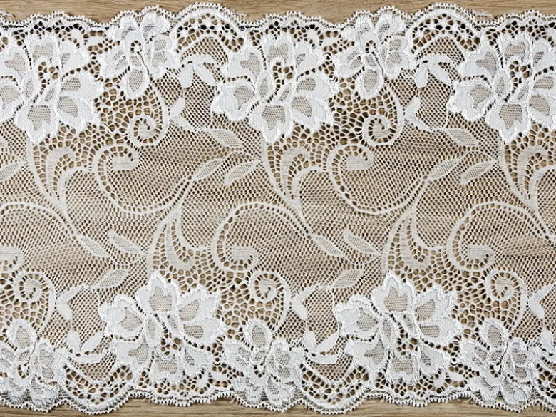 Hvid Blonde Bordløber 0.18 x 9m