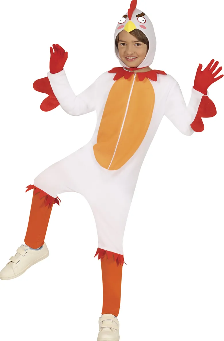 Hvid Kyllinge Kigurumi - Angry Bird