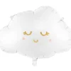 Hvid Sky Folieballon, 51 x 35 cm