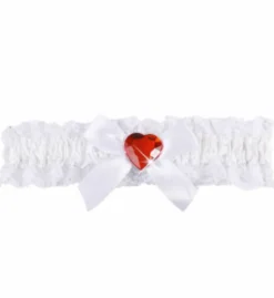 Hvidt strømpebånd