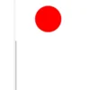 Japansk Papirflag på Pind, 27 x 20 cm