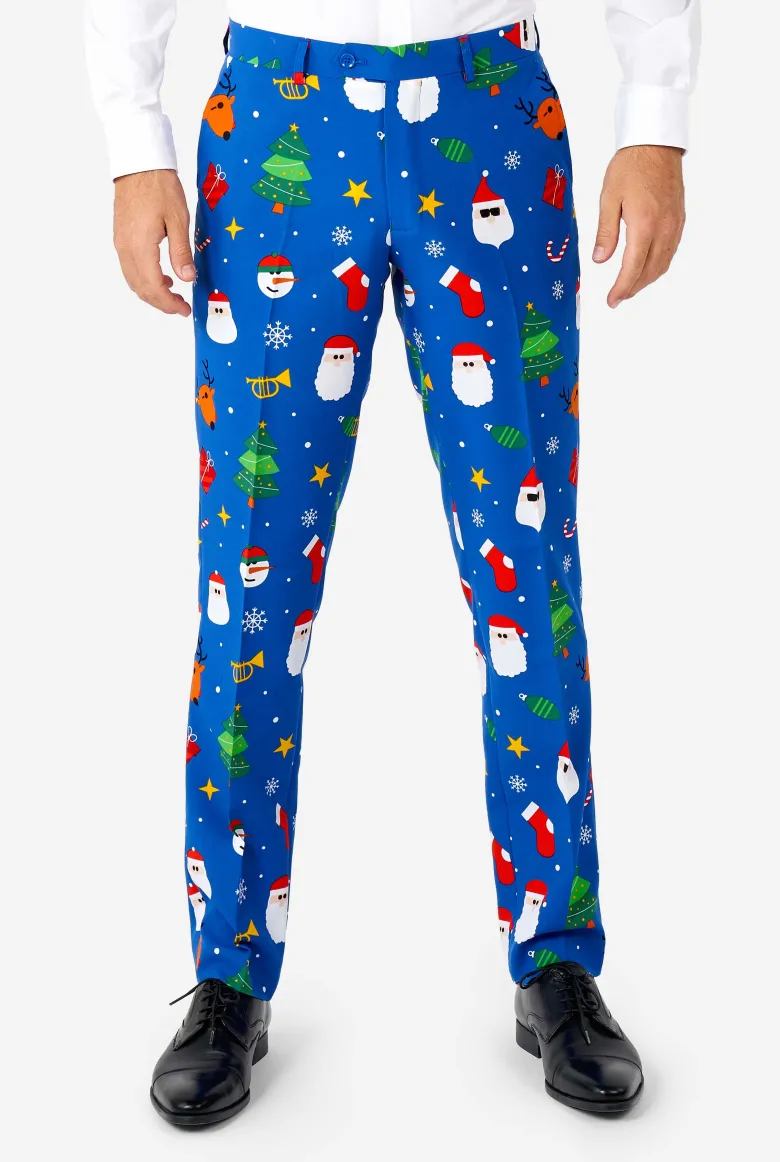 Jule Jakkesæt "Festivity Blue" - OppoSuits ®