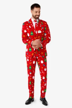 Jule Jakkesæt "Festivity Red" - OppoSuits ®