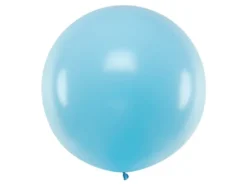 Jumbo Ballon - Pastel Lyseblå, 1 meter