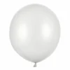 Jumbo Latexballon 43 cm, Metallisk Sølv