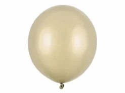 Jumbo Latexballon 43 cm, Metallisk "Cold Gold"