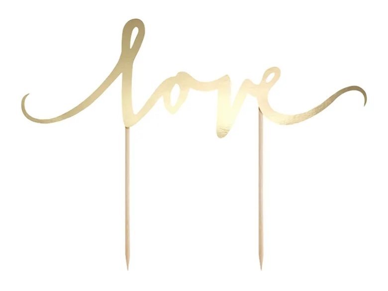 Kagepynt - Love - guld