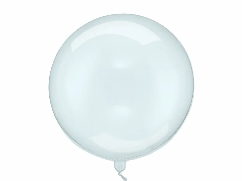 Klar Blå Orbz Ballon, 40 cm