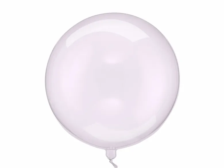 Klar Lilla Orbz Ballon, 40 cm