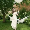 Kæmpe Ballon m/Sort Skrift - ''Love is in the Air''