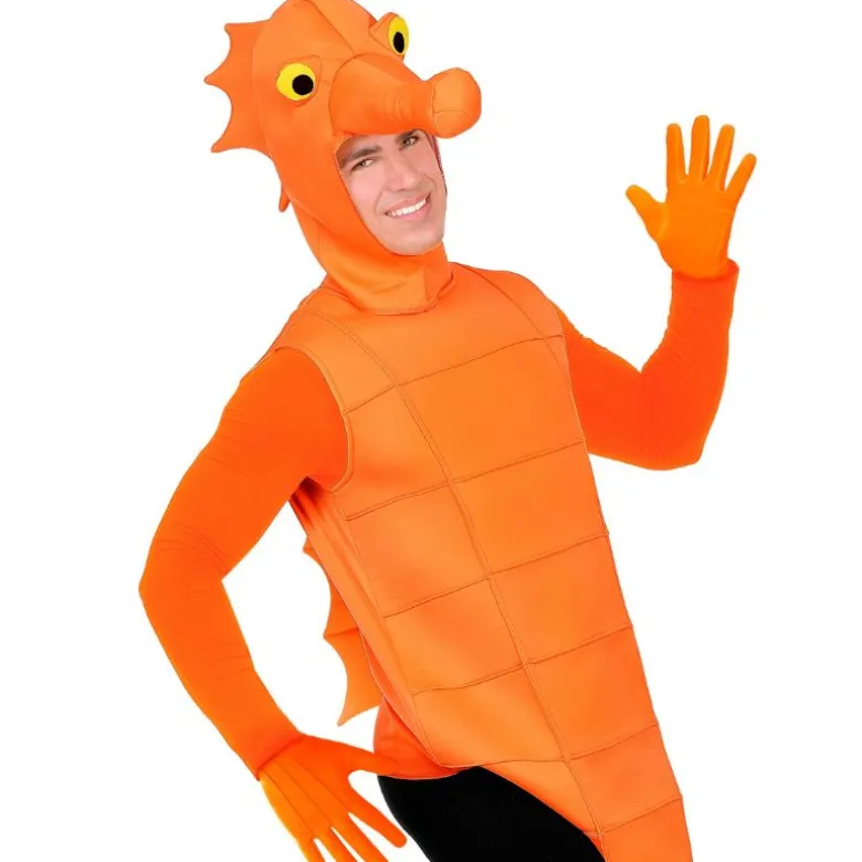 Korte Orange Handsker til Voksne