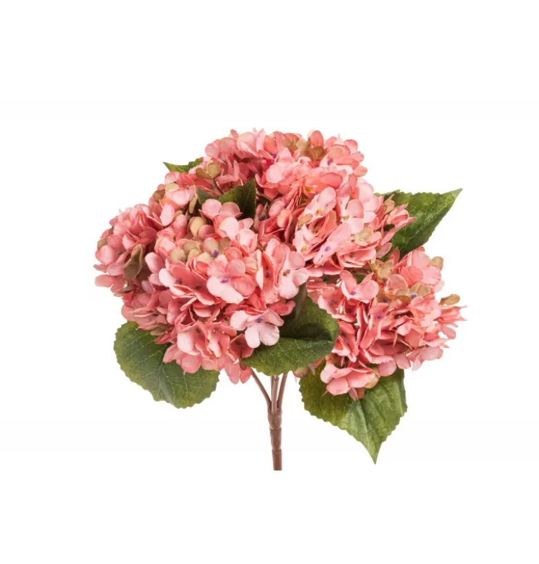Kunstige Blomster - Lyserøde Hortensia