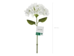 Kunstig Hortensia 35 cm, Hvid