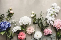Kunstig Hortensia Premium, Blå