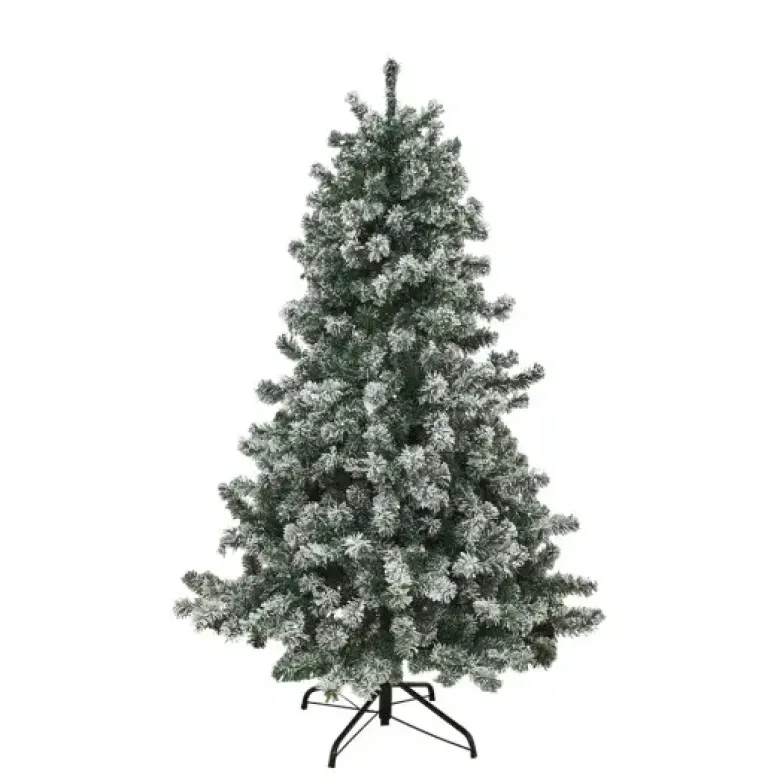 Kunstigt Frost Juletræ m/Lys, 180 cm