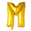 Lille Guld Folie Bogstav "M"