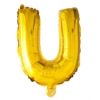 Lille Guld Folie Bogstav "U"