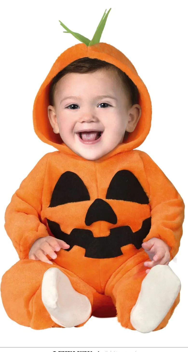 Lille Orange Græskar Jumpsuit
