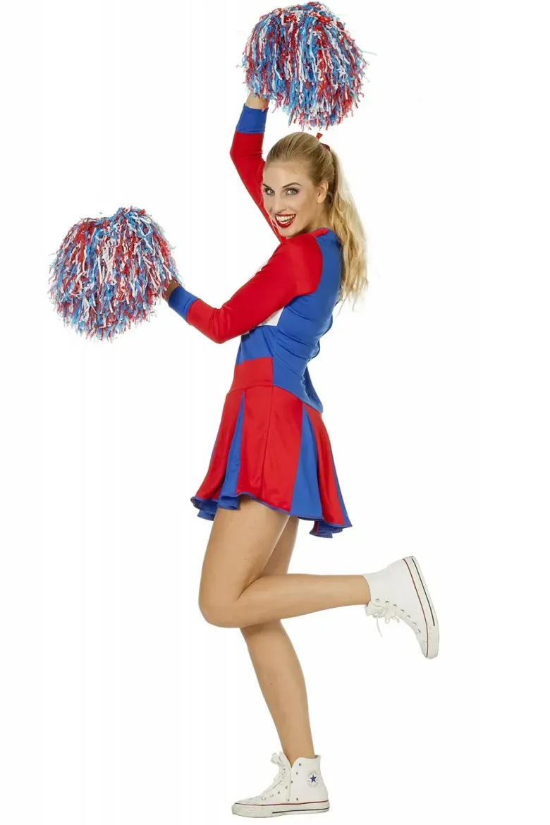 Længærmet Cheerleader Kostume, Voksen