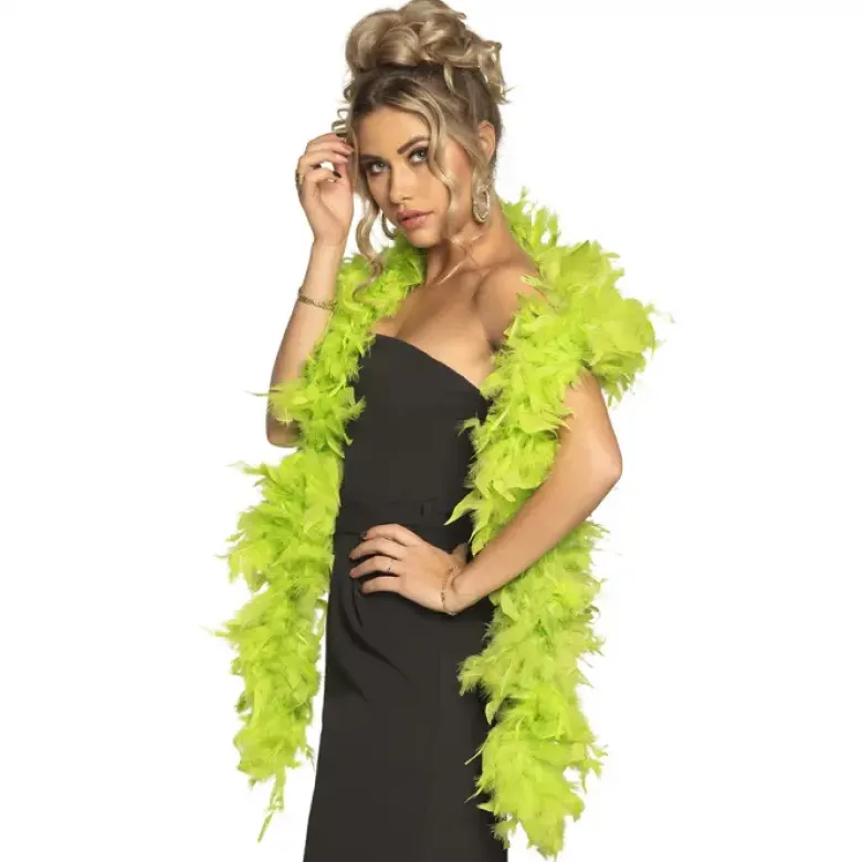 Luksus Fjerboa 80gr - Grøn